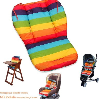 Universal Rainbow Baby Stroller Seat Cushion – Soft & Comfortable Infant Support
