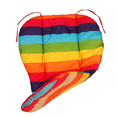 Universal Rainbow Baby Stroller Seat Cushion – Soft & Comfortable Infant Support
