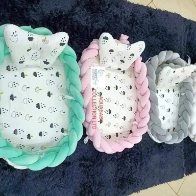 Braided Baby Nest Snuggle Bed for Newborns | Aquababy Collection Ltd Kenya