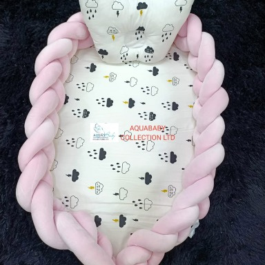 Braided Baby Nest Snuggle Bed for Newborns | Aquababy Collection Ltd Kenya