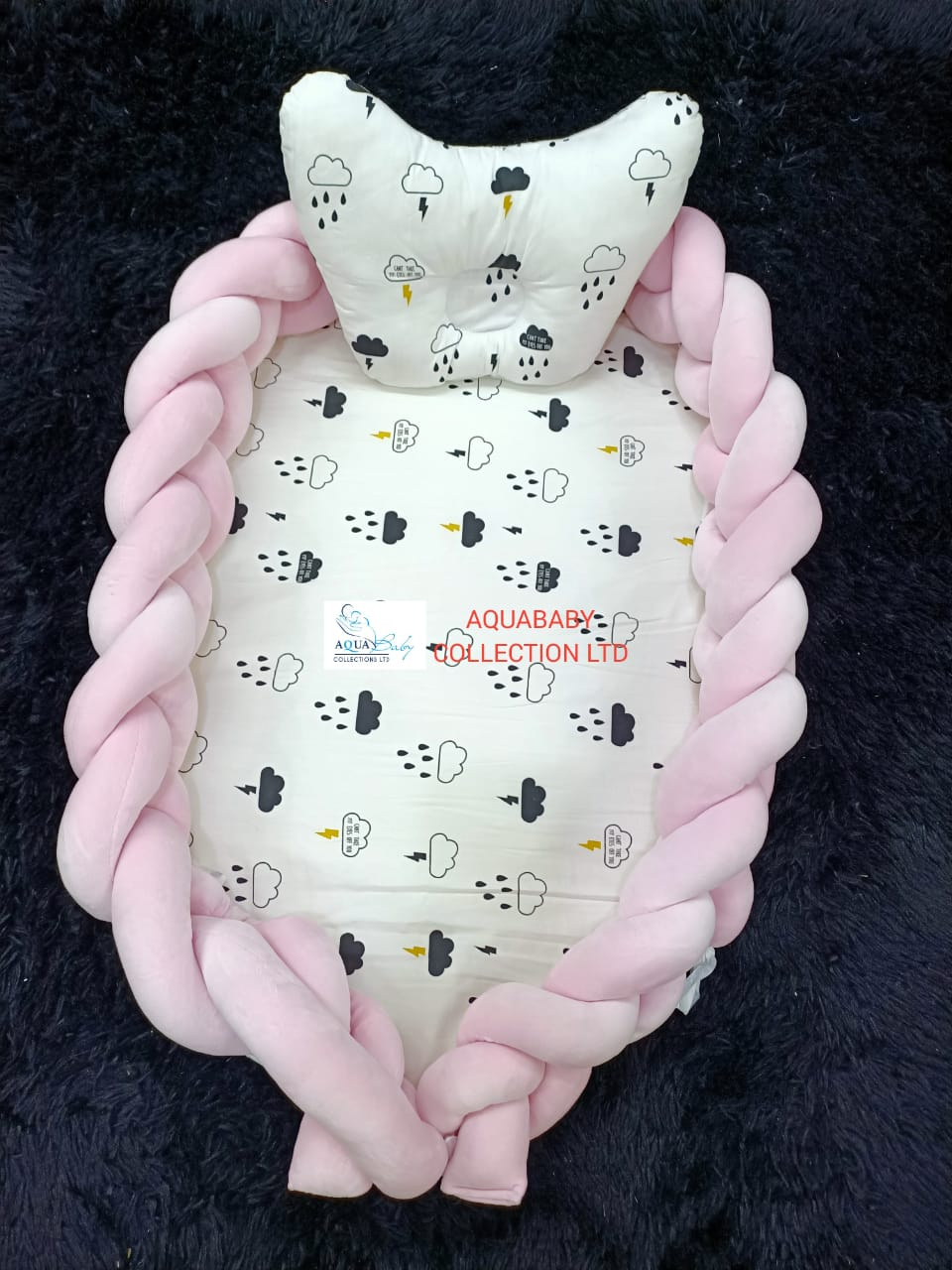 Braided Baby Nest Snuggle Bed for Newborns | Aquababy Collection Ltd Kenya