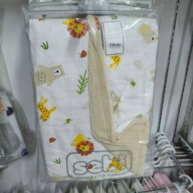 Muslin/fleece blankets