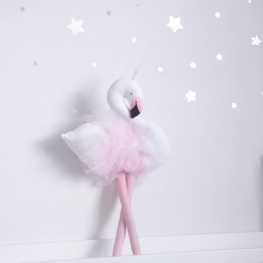 Big Crown Swan Princess Plush Toy & Nursery Decor | Kenya