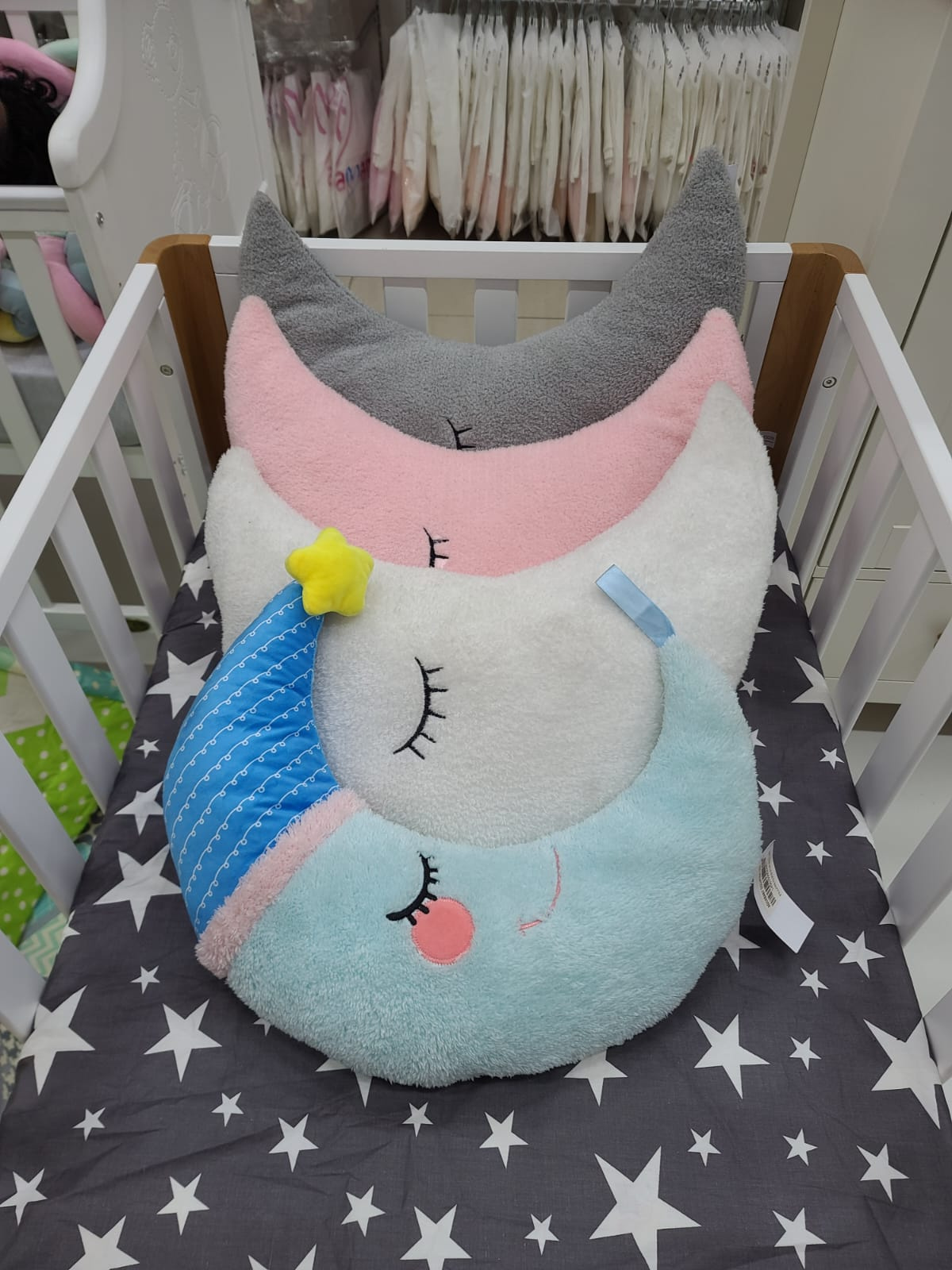 Moon Star Cloud Plush Decorative Pillows | Nursery Decor Kenya