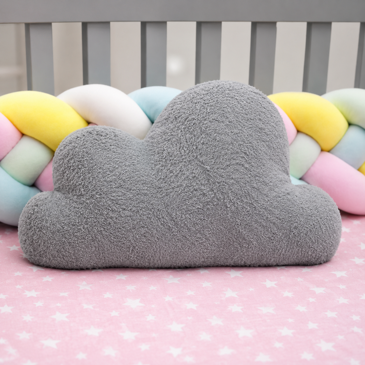Cloud Shaped Plush Decorative Pillow 38×22cm | Kenya