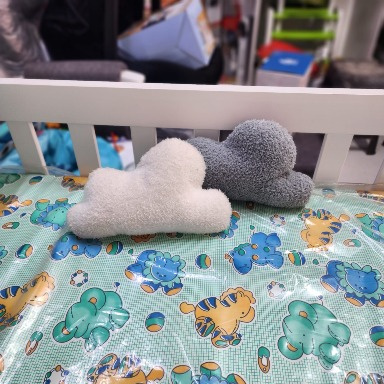 Cloud Shaped Plush Decorative Pillow 25×13cm | Nursery Cushion Kenya