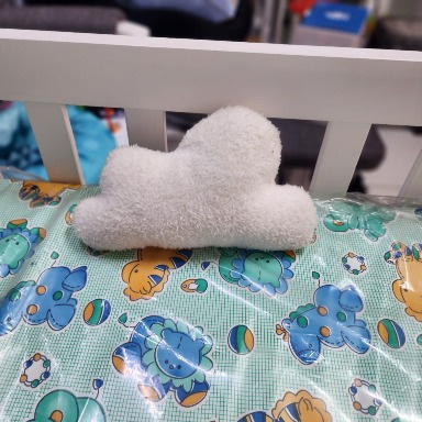 Cloud Shaped Plush Decorative Pillow 25×13cm | Nursery Cushion Kenya