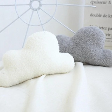 Cloud Shaped Plush Decorative Pillow 25×13cm | Nursery Cushion Kenya
