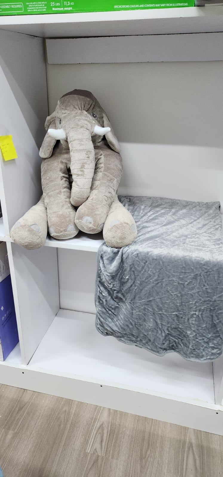 Large Plush Elephant Toy Pillow | Jumbo Stuffed Elephant Kenya