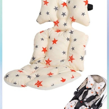 Universal Baby Stroller & Car Seat Cushion – Star Pattern Infant Seat Liner