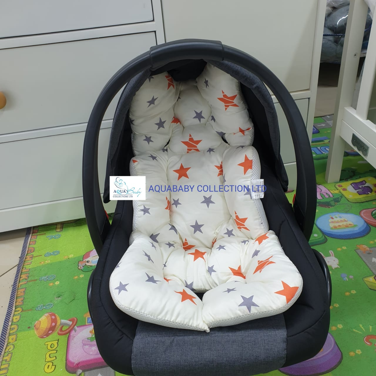 Universal Baby Stroller & Car Seat Cushion – Star Pattern Infant Seat Liner