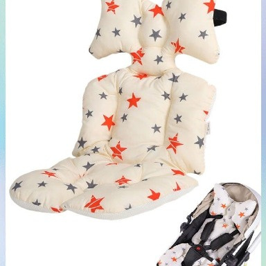 Universal Baby Stroller & Car Seat Cushion – Star Pattern Infant Seat Liner