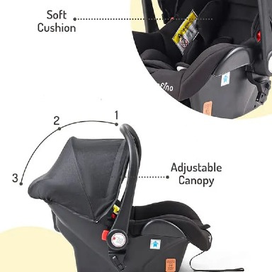 Black Infant Car Seat – Travel System Compatible, Newborn to 13kg
