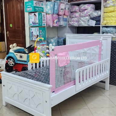 Foldable Baby Bed Rail Guard – Toddler Safety Bed Barrier with Mesh