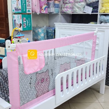 Foldable Baby Bed Rail Guard – Toddler Safety Bed Barrier with Mesh