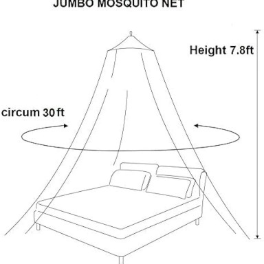 Round Bed Canopy Mosquito Net | All Bed Sizes Kenya