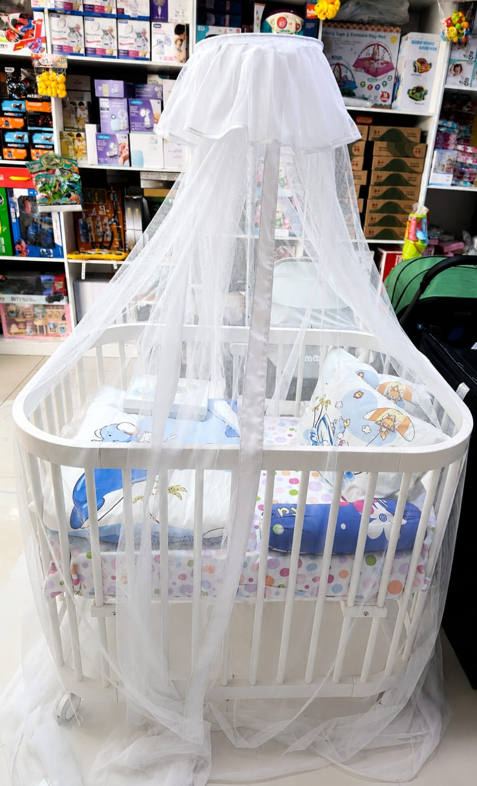 Baby Cot Mosquito Net with Stand | Infant Protection Kenya