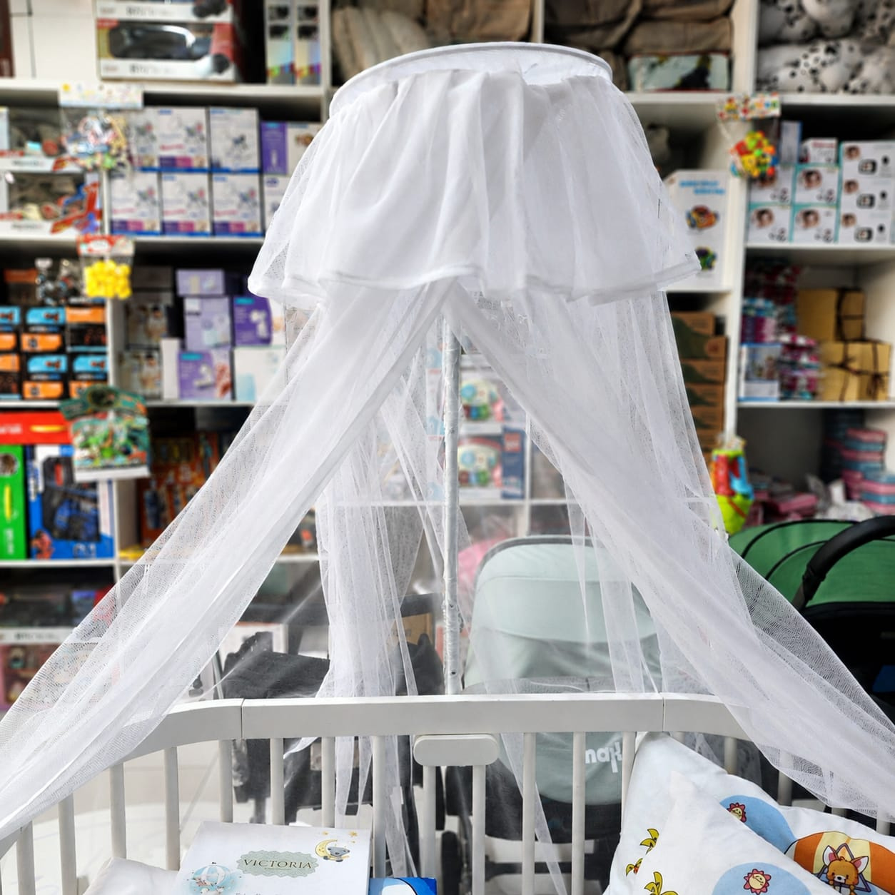 Baby Cot Mosquito Net with Stand | Infant Protection Kenya