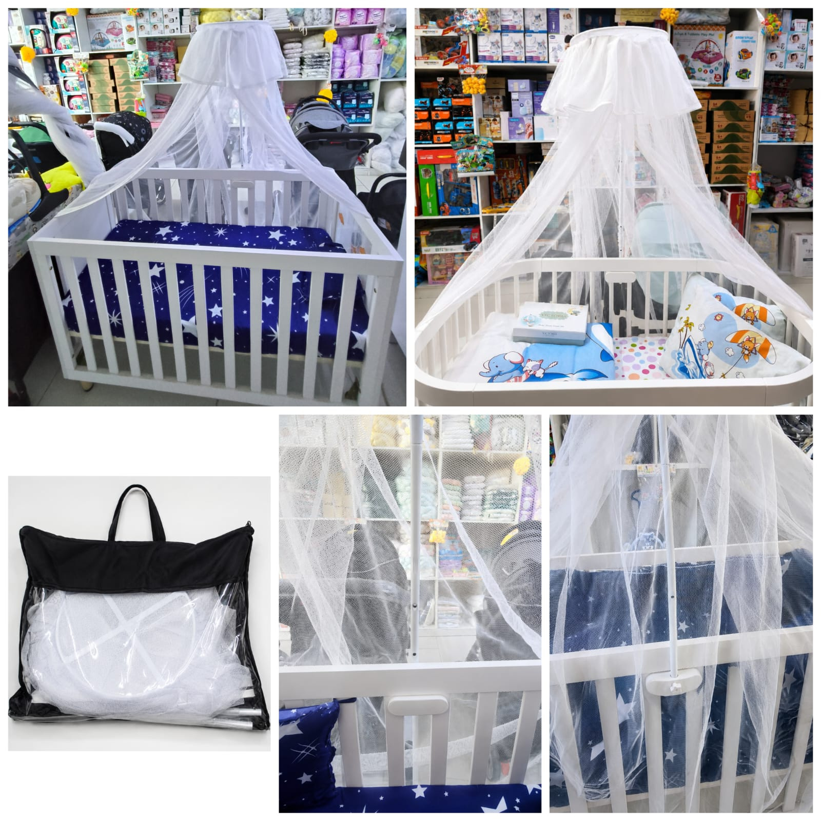 Baby Cot Mosquito Net with Stand | Infant Protection Kenya
