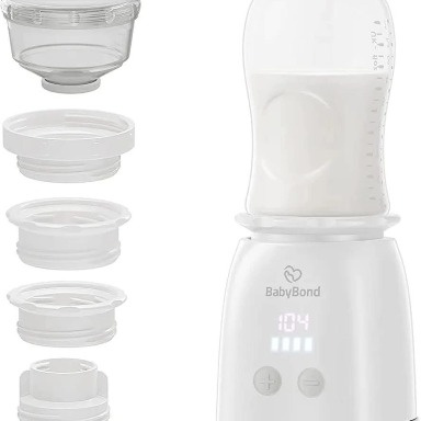 BabyBond Portable Bottle Warmer | Fast Heating Baby Milk Warmer with Temperature Control & Travel Design