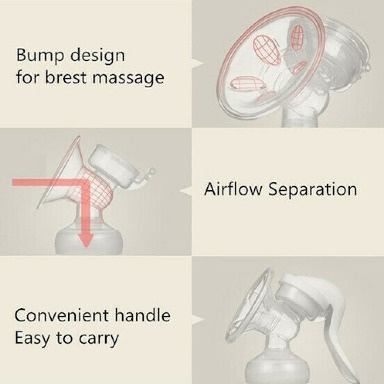 Manual Massage Breast Pump RH-188 | Hand Operated Pump Kenya