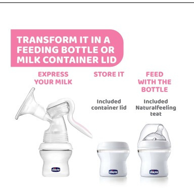 Chicco NaturalFeeling Manual Breast Pump | Comfortable Breastfeeding Kenya