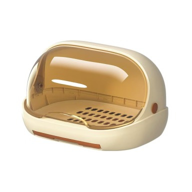 Baby Bottle Storage & Drying Rack with Cover | Dust-Proof BPA-Free Bottle Organizer & Dryer