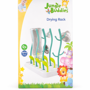 Jungle Buddies Baby Bottle Drying Rack | Space Saver Kenya