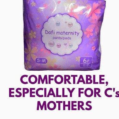 Dafi Maternity Pants with Pad – Disposable Postpartum Underwear for New Mothers