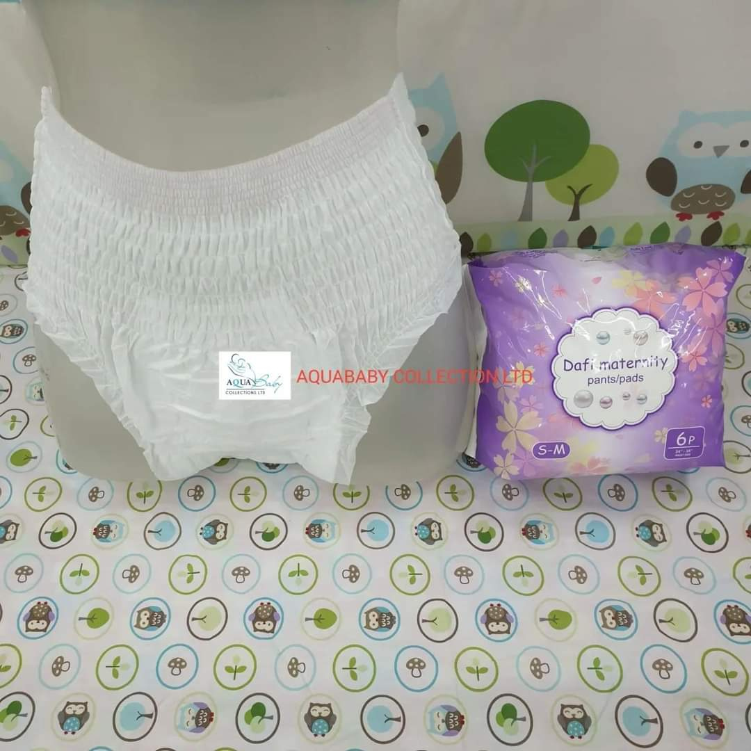 Dafi Maternity Pants with Pad – Disposable Postpartum Underwear for New Mothers