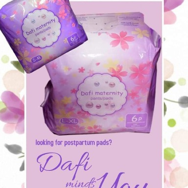 Dafi Maternity Pants with Pads – Size L-XL, Comfortable Postpartum Wear