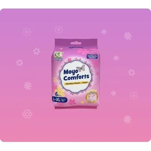 Moyo Comforts Sanitary Pants Pads – L~XL Disposable 2-in-1 Maternity & Heavy Flow Underwear