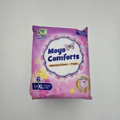 Moyo Comforts Sanitary Pants Pads – L~XL Disposable 2-in-1 Maternity & Heavy Flow Underwear
