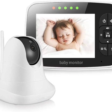 Baby Monitor SM935 Wireless Video Baby Monitor with 3.5" LCD Screen & Pan-Tilt Camera