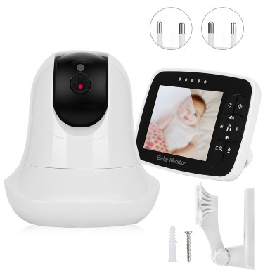 Baby Monitor SM935 Wireless Video Baby Monitor with 3.5" LCD Screen & Pan-Tilt Camera