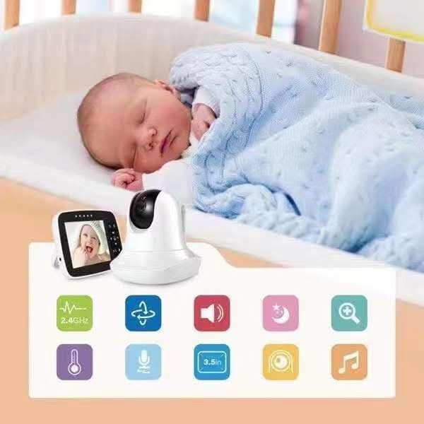 Baby Monitor SM935 Wireless Video Baby Monitor with 3.5" LCD Screen & Pan-Tilt Camera