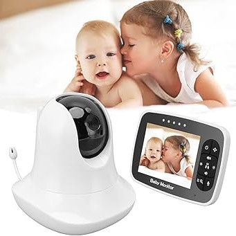 Baby Monitor SM935 Wireless Video Baby Monitor with 3.5" LCD Screen & Pan-Tilt Camera