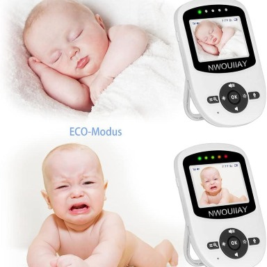ANMEATE SM24 Digital Wireless Baby Monitor 2.4" LCD Non-WiFi Camera with Night Vision