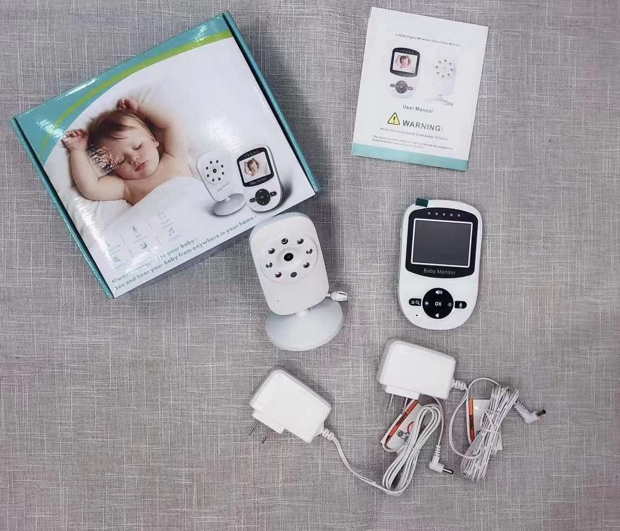 ANMEATE SM24 Digital Wireless Baby Monitor 2.4" LCD Non-WiFi Camera with Night Vision