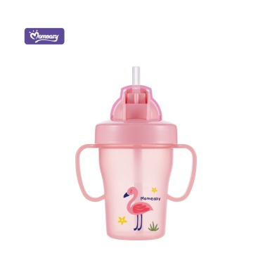 Momeasy Baby Training Cup with Soft Straw | Spill-Proof Toddler Cup 6+ Months