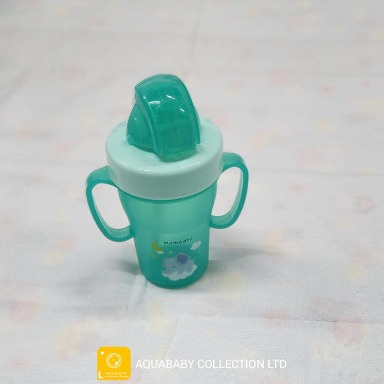Momeasy Baby Training Cup with Soft Straw | Spill-Proof Toddler Cup 6+ Months