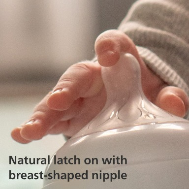 Philips Avent Natural Response Baby Bottle 330ml 3m+ | Anti-Colic BPA-Free Bottle