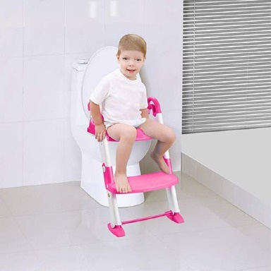 3-in-1 Kids Potty Training Seat with Step Ladder – Toddler Toilet Trainer
