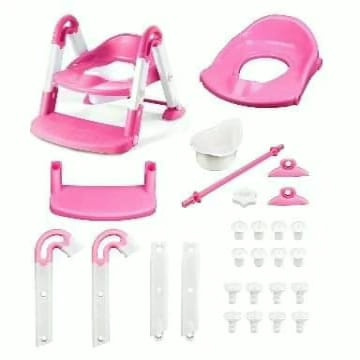 3-in-1 Kids Potty Training Seat with Step Ladder – Toddler Toilet Trainer