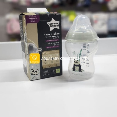 Tommee Tippee Closer to Nature Baby Bottle – 9oz / 260ml | Breast-Like Teat & Anti-Colic