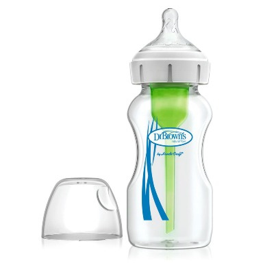 Dr. Brown’s Options+ Anti-Colic Wide-Neck Baby Bottle – 150ml | Breast-Like Nipple & Nutrient Preservation
