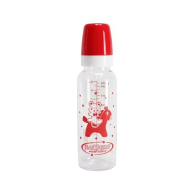 CAMERA Smooth-Neck Baby Feeding Bottle 250ml (9oz) – BPA-Free PP Bottle with Vented Nipple