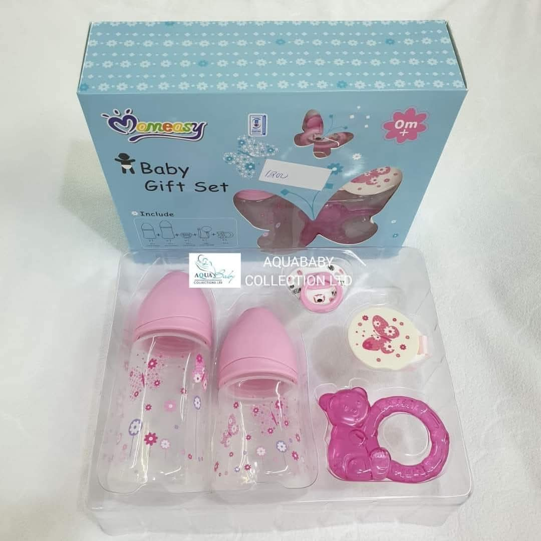 Momeasy Feeding Bottle Gift Set – Anti-Colic, BPA-Free, 0m+