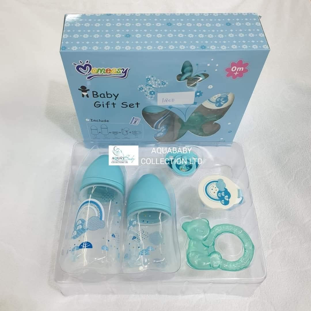 Momeasy Feeding Bottle Gift Set – Anti-Colic, BPA-Free, 0m+