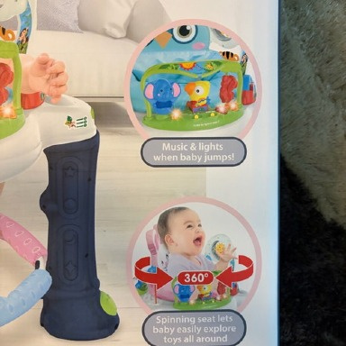 Title: Tiibaby 2-in-1 Baby Walker & Activity Jumper – Interactive Musical Seat